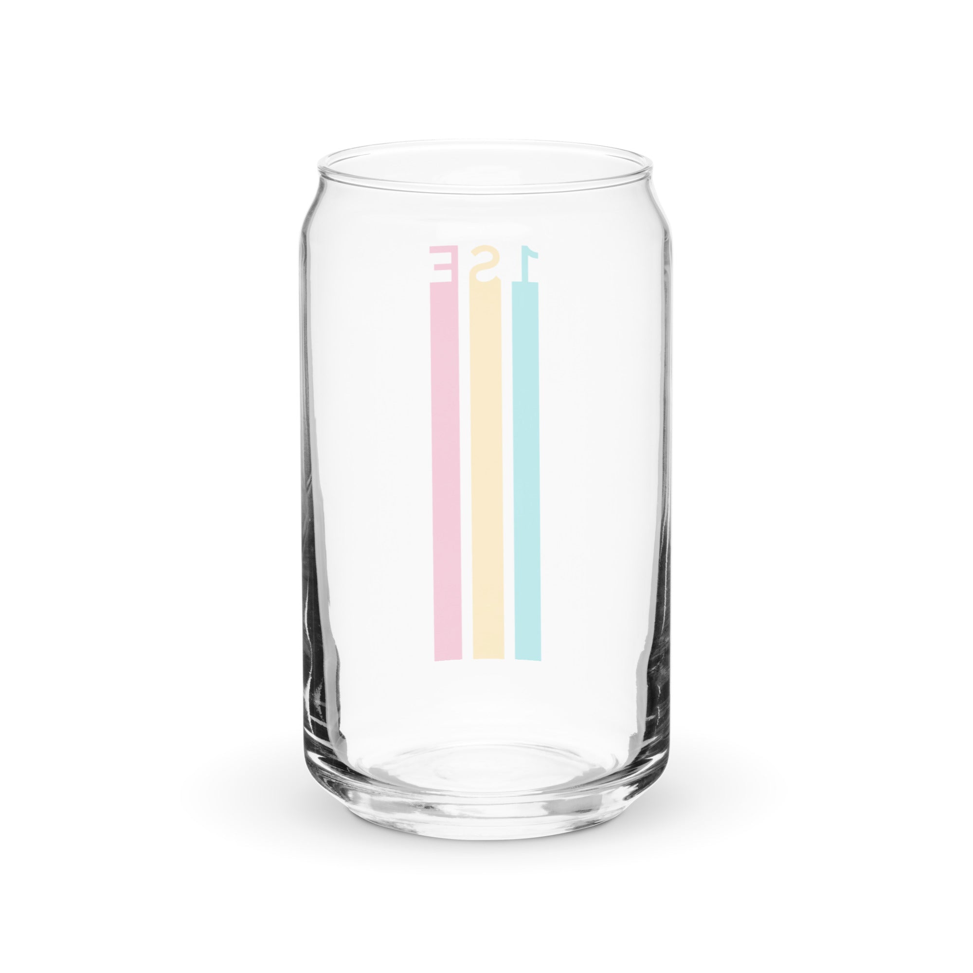 1SE Tri-Color Can-Shaped Glass