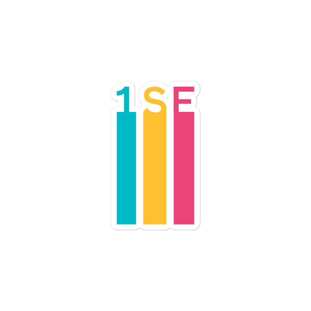 1SE Tri-Color Sticker